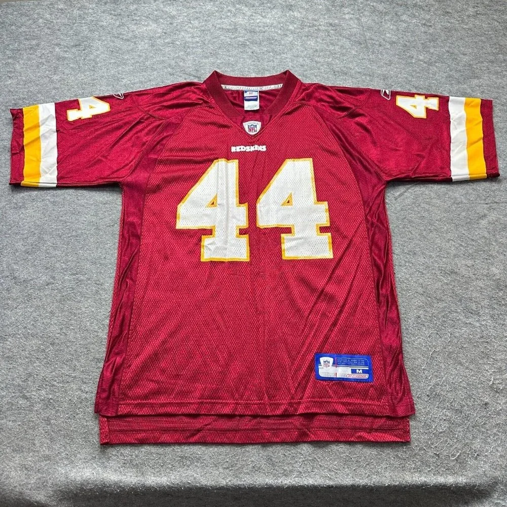 Washington Redskins Jersey Reebok Men M Red Nylon NFL Football Mesh Screenprint